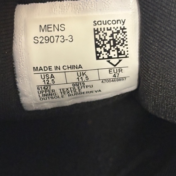 Saucony Racing Vendetta 3 Track Spike Running Shoe Mens Size 12.5 Black - Picture 12 of 12